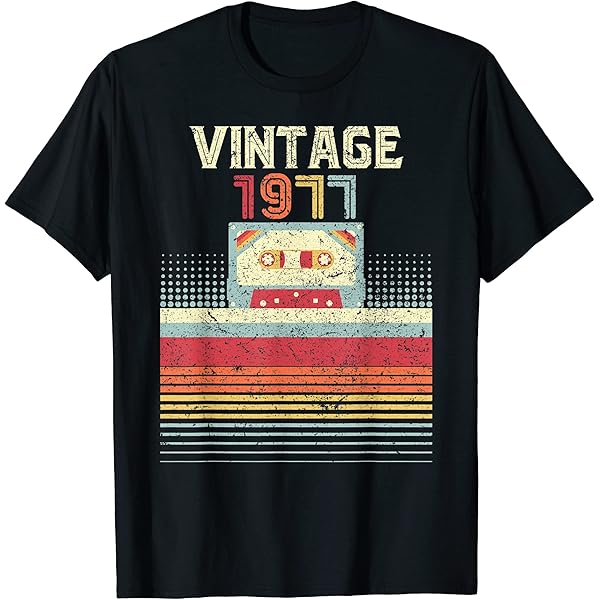 スペシャル　40s shirt Vintage Upcycle shirt Vintage Generation X 1974 Special Edition Birthday Year